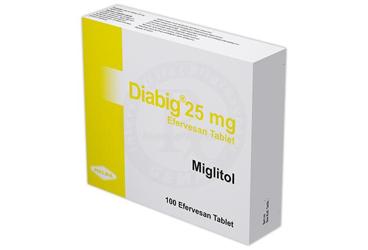 DIABIG 25 mg efervesan tablet (100 tablet) kutu görseli