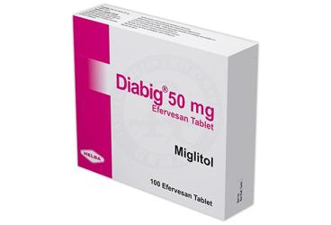 DIABIG 50 mg efervesan tablet (100 tablet) kutu görseli