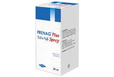 FRENAG PLUS %1 + %5 sprey 50 ml şişe kutu görseli