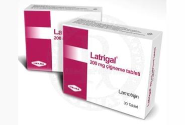 LATRIGAL 200 mg 30 çiğneme tableti kutu görseli