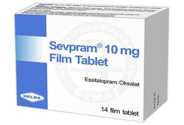 SEVPRAM 10 mg 14 film tablet kutu görseli