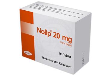 NOLIP 20 mg 90 film tablet kutu görseli