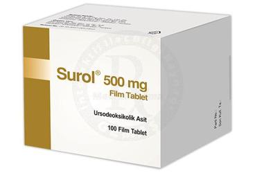 SUROL 500 mg film tablet ( 100 tablet ) kutu görseli