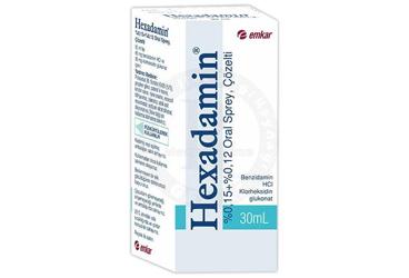 HEXADAMIN oral sprey kutu görseli