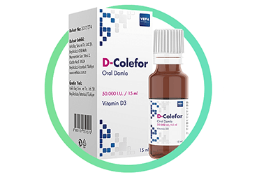 D-COLEFOR oral damla (15 ml) kutu görseli