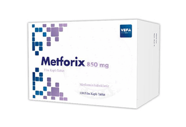 METFORIX 850 mg film tablet (100 tablet) kutu görseli