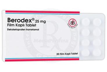 BERODEX 25 mg film kaplı tablet (20 tablet) kutu görseli