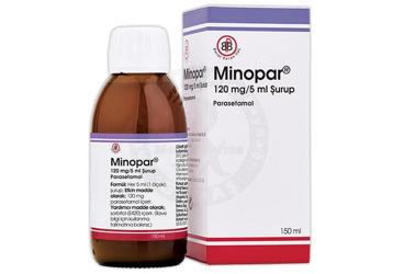 MINOPAR 120 mg/5 ml şurup (150 ml) kutu görseli
