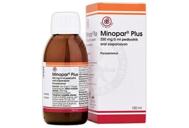 MINOPAR PLUS 250 mg/5 ml pediyatrik oral süspansiyon (150 ml) kutu görseli