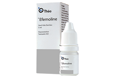 EFEMOLINE 5 ml steril göz damlası kutu görseli