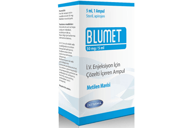 BLUMET 50 mg/5 ml IV enjeksiyon için çözelti içeren 1 ampül kutu görseli