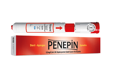 PENEPIN 0.3 mg/0.3 ml I.M. enjeksiyonluk çözelti içeren OTO enjektör (1 adet) kutu görseli
