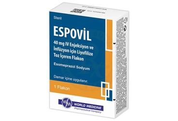 ESPOVIL 40 mg IV enjeksiyon ve infüzyon için liyofilize toz içeren flakon (1 flakon) kutu görseli