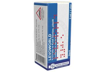 LEVOWORLD % 0.5 göz ve kulak damlası çözelti (1 şişe) kutu görseli
