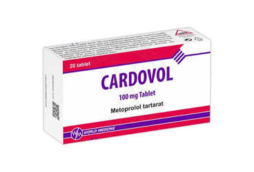 CARDOVOL 100 mg tablet (20 tablet) kutu görseli