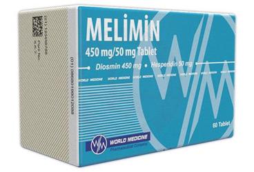 VENODIOL-M 450 mg/50 mg tablet (30 tablet) kutu görseli