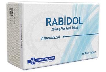 RABIDOL 200 mg film kaplı tablet (40 film tablet) kutu görseli