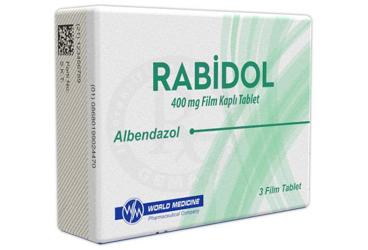 RABIDOL 400 mg film kaplı tablet (3 tablet) kutu görseli