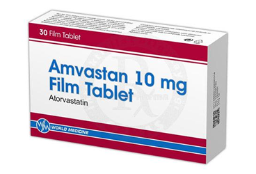 AMVASTAN 10 mg 30 film tablet kutu görseli
