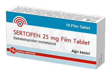 SERTOFEN 25 mg 20 film tablet kutu görseli