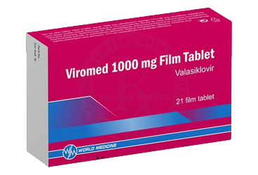 UVIROMED 1000 mg 21 film kaplı tablet kutu görseli