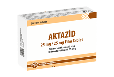 AKTAZID 25 mg/25 mg film tablet (30 tablet) kutu görseli