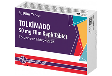 TOLKIMADO 50 mg film kaplı tablet (30 tablet) kutu görseli