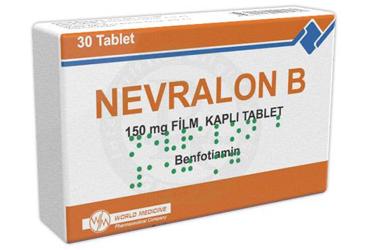 NEVRALON B 150 mg film kaplı tablet (30 tablet) kutu görseli