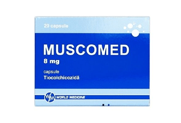 MUSCOMED 8 mg 14 kapsül kutu görseli