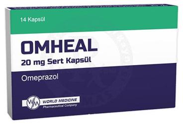 OMHEAL 20 mg sert kapsül (28 adet) kutu görseli