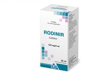 RODINIR 125 mg/5 ml oral süspansiyon hazırlamak için kuru toz 100 ml kutu görseli