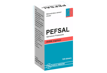 PEFSAL 25 mcg/ 250 mcg aerosol inhaler 120 doz kutu görseli