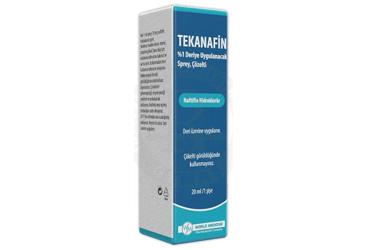 TEKANAFIN %1 deriYE uygulanacak sprey çözelti (20 ml) kutu görseli