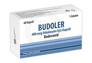 BUDOLER 400 mcg inhilasyon için 60 kapsül kutu görseli