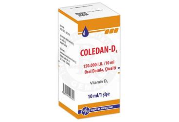 COLEDAN 15000 IU/ml oral damla 10 ml kutu görseli