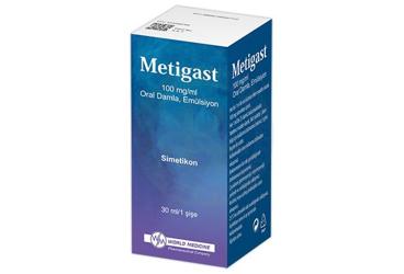 METIGAST 100 mg/ml oral damla emülsiyon kutu görseli