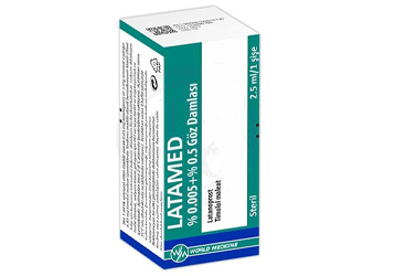 LATAMED %0.005+%0.5 göz damlası kutu görseli