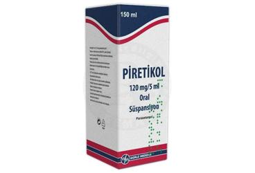 PIRETIKOL 120 mg/5ml oral süspansiyon kutu görseli