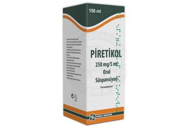 PIRETIKOL 250 mg/5 ml oral süspansiyon (150 ml) kutu görseli