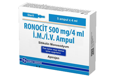 RONOCIT 500 mg/4 ml IM/IV 5 ampül kutu görseli