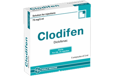 CLODIFEN 75 mg/3 ml I.M. ampül (5 ampül) kutu görseli