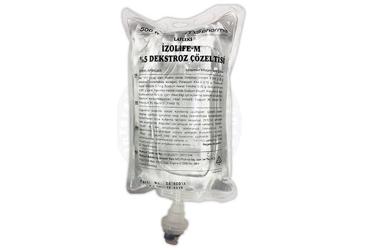 LAFLEKS IZOLIFE-M %5 DEKSTROZ solüsyonu 500 ml(setli) kutu görseli