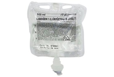 LARONIUM %0.5 infüzyon çözeltisi 100 ml (setli) kutu görseli