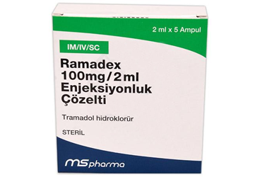 RAMADEX 100 mg / 2ml ENJEKSIYONLUK ÇÖZELTI (5 ampül) kutu görseli