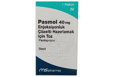 PASMOL 40 mg enjeksiyonluk çözelti hazırlamak için toz (1 flakon) kutu görseli