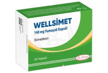WELLSIMET 140 mg yumuşak kapsül (40 kapsül) kutu görseli