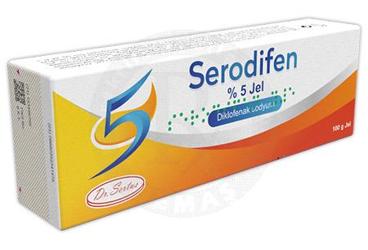 SERODIFEN %5 jel (100 G) kutu görseli