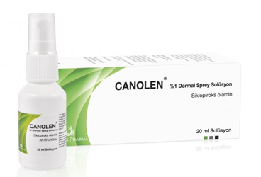 CANOLEN %1 deriye uygulanacak sprey çözelti (20 ml) kutu görseli