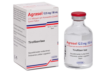 AGRASEL 12.5 mg/50 ml IV inf. için kon. çöz. içeren flakon kutu görseli