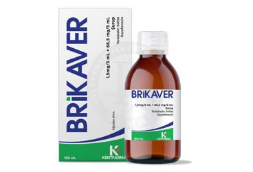 BRIKAVER 1.5 mg/5 ml + 66.5 mg/5 ml şurup (100 ml) kutu görseli